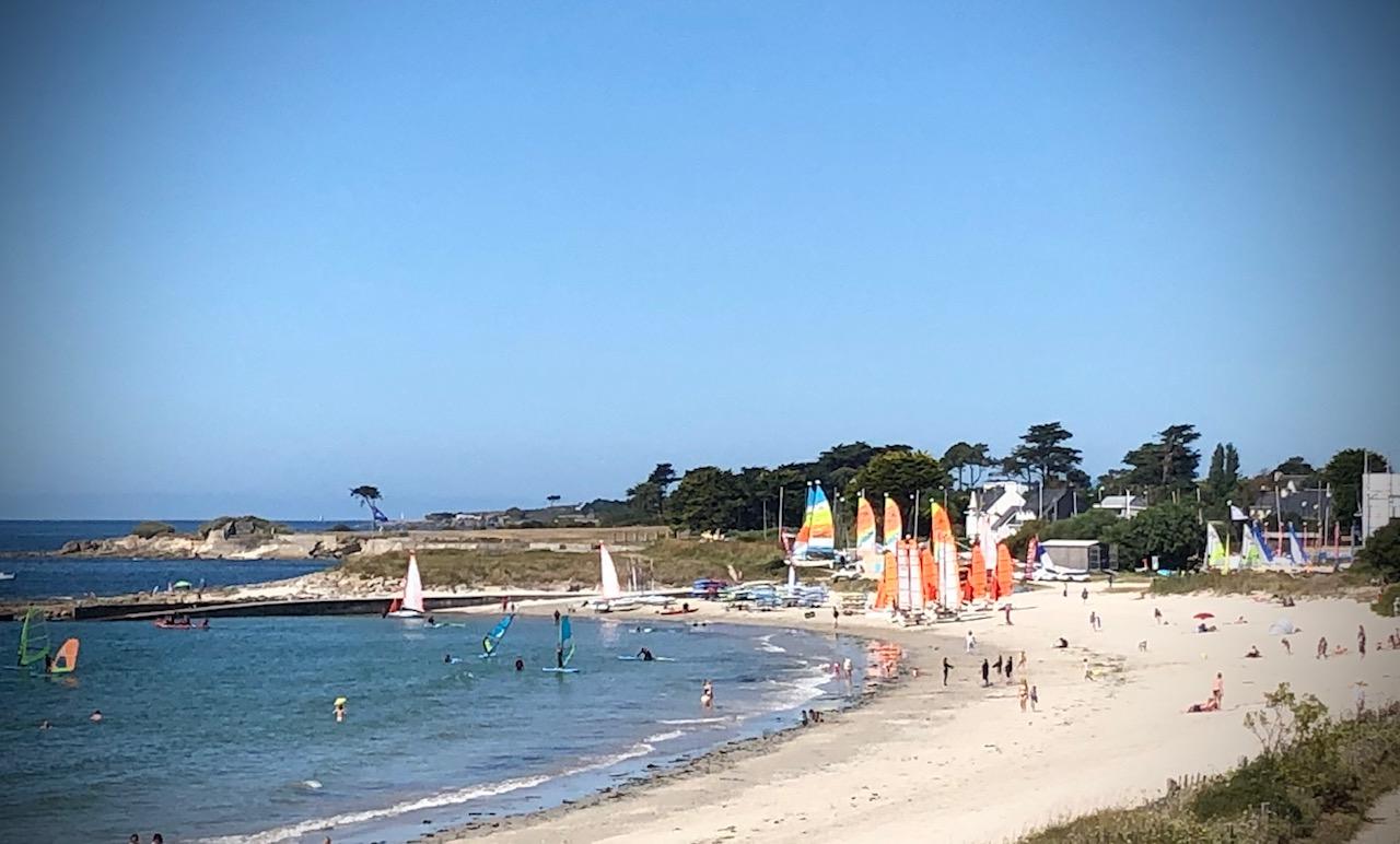 Logis Hotel & Restaurant Les Mouettes - Larmor Plage, Proche De Lorient 外观 照片
