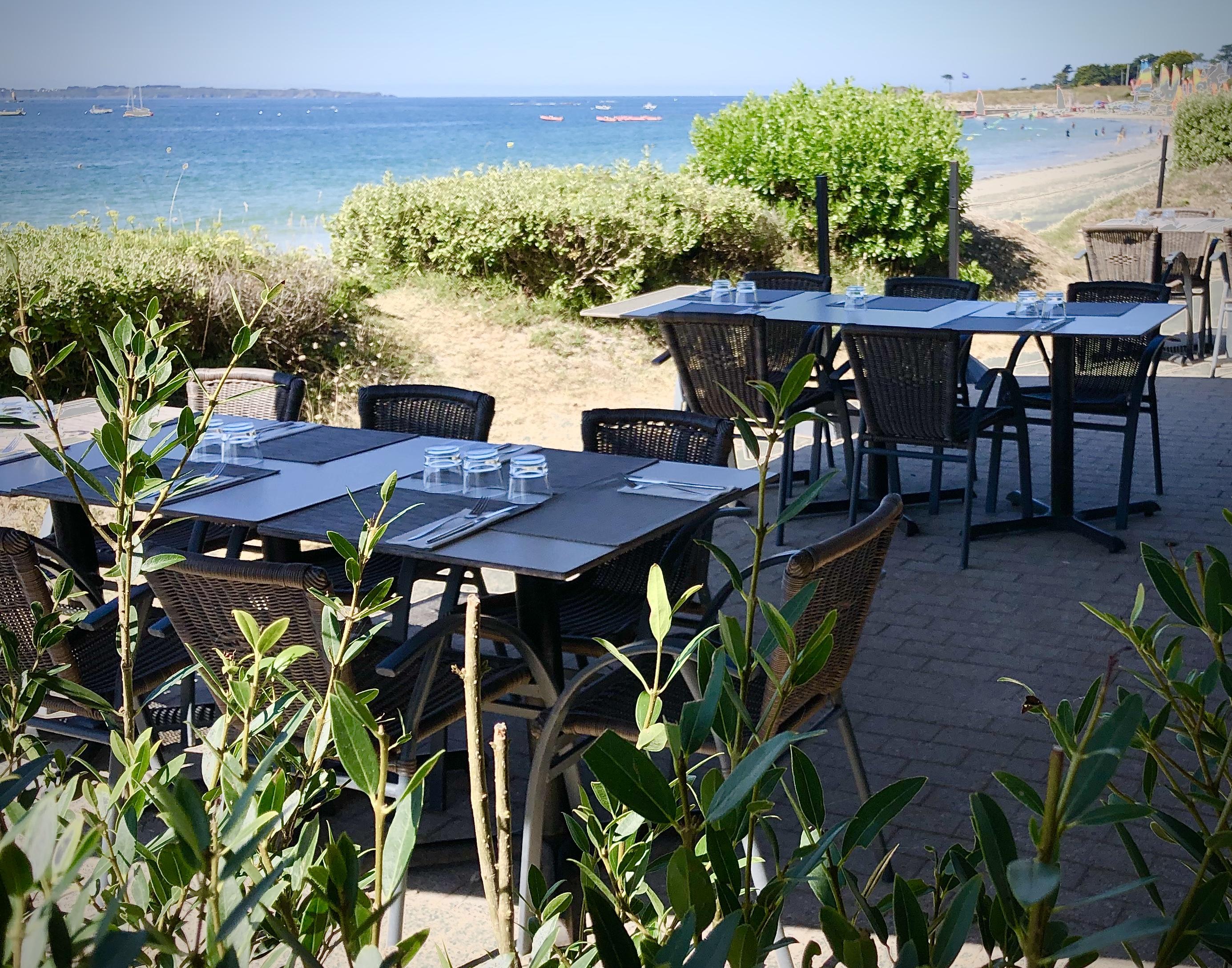 Logis Hotel & Restaurant Les Mouettes - Larmor Plage, Proche De Lorient 外观 照片