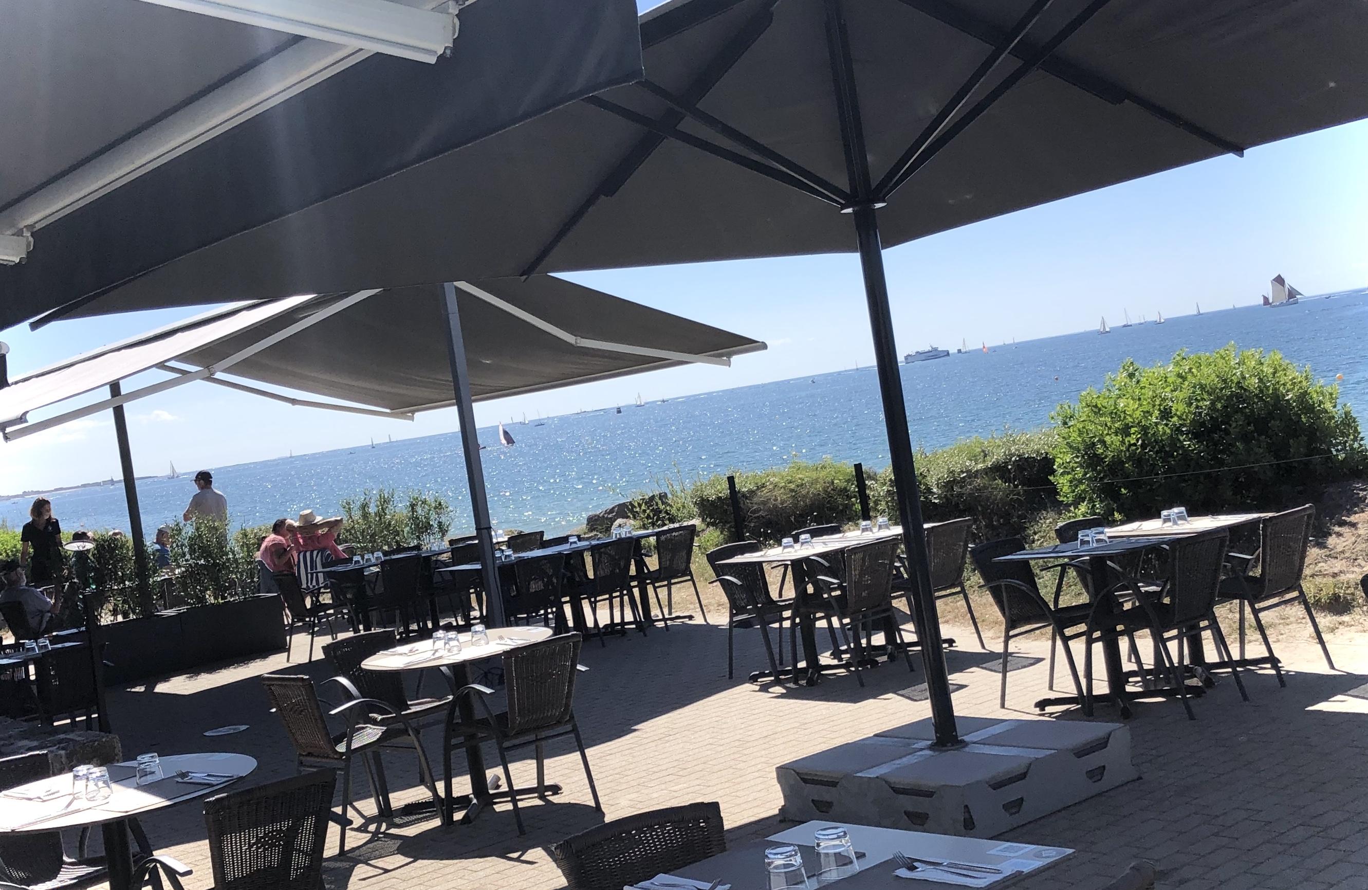 Logis Hotel & Restaurant Les Mouettes - Larmor Plage, Proche De Lorient 外观 照片