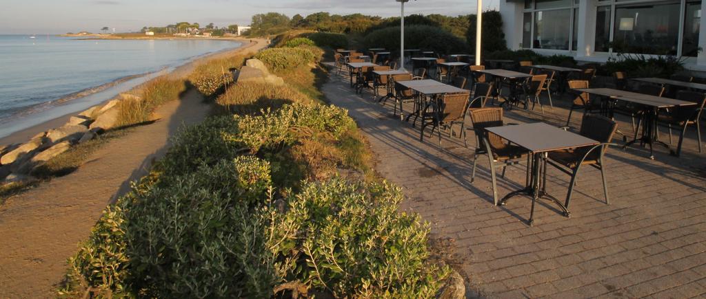 Logis Hotel & Restaurant Les Mouettes - Larmor Plage, Proche De Lorient 外观 照片